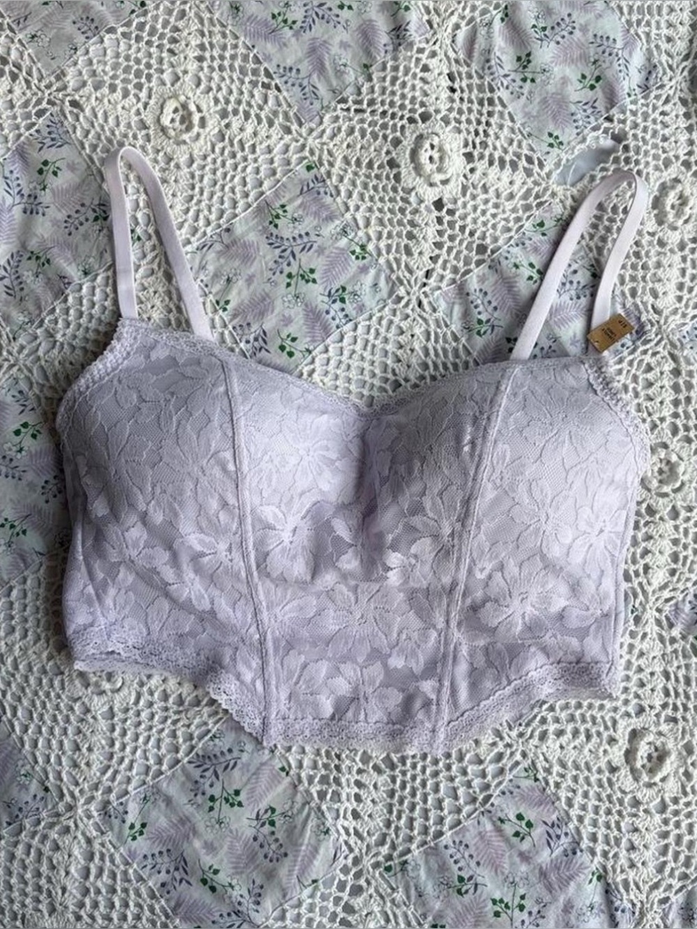 NWT Pink Victoria’s Secret Lace Floral Camisole top